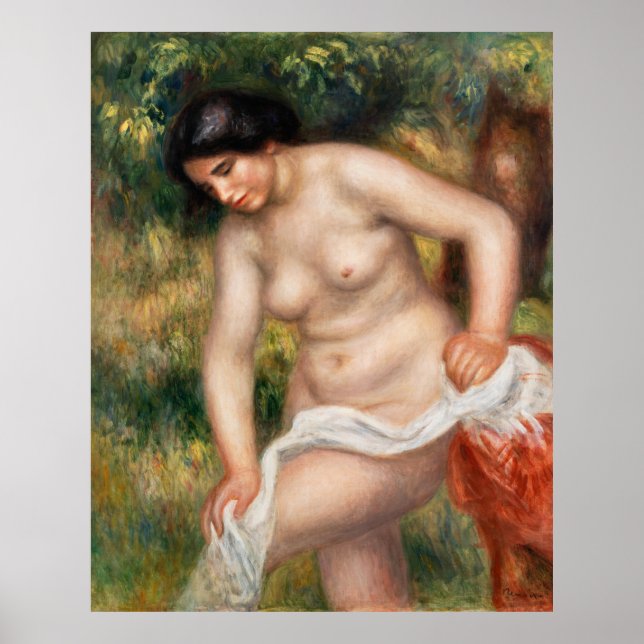 Affiche Bather Drying Herself (Devant)