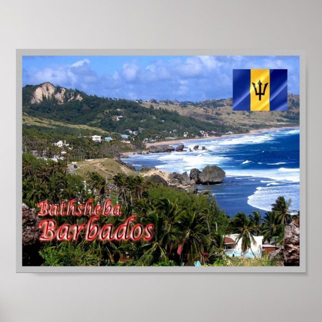 Affiche Bathsheba - Barbade - (Devant)