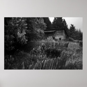 Affiche Bâtiment abandonné