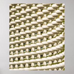 AFFICHE BÂTIMENT BLANC