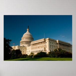 Affiche Bâtiment de capitol des USA