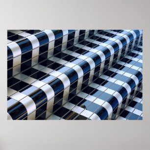 Affiche Bâtiment de haute hauteur noir et gris