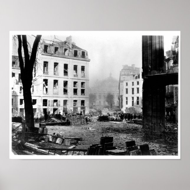 Affiche Bâtiment de l'avenue de l'Opéra (Devant)