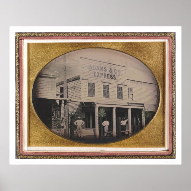 Affiche Bâtiment d'Express Adams & Co. (40129) (Devant)