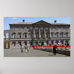 Affiche Bâtiment du Parlement irlandais, Leinster House Du
