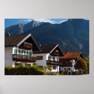 Affiche Bâtiment Graffito de Bavière