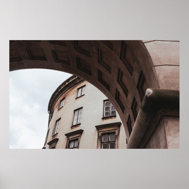 AFFICHE BÂTIMENT PEINT BLANC (Devant)