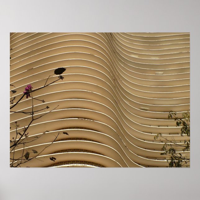 Affiche Bâtiment Wavy (Devant)