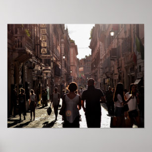 Affiche Bâtiments de Naples