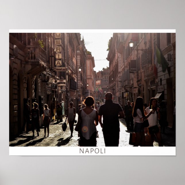 Affiche Bâtiments de Naples (Napoli) (Devant)