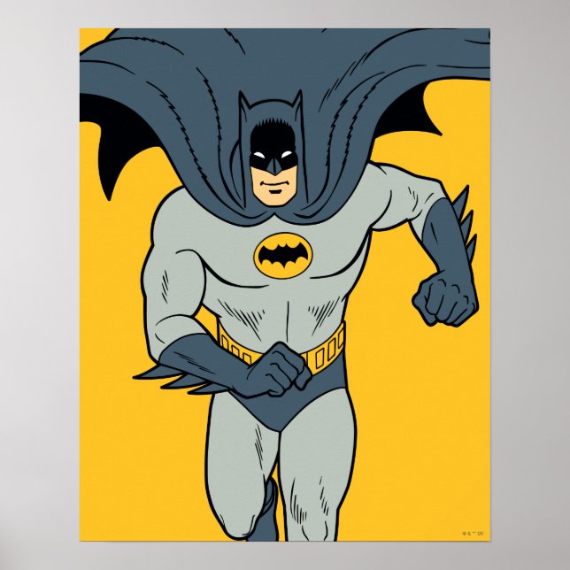 Affiche Batman en cours d'exécution (Devant)