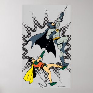 Affiche Batman Et Robin Grimper