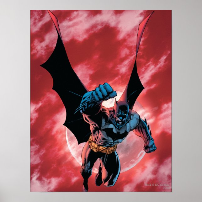 Affiche Batman Firey Sky (Devant)