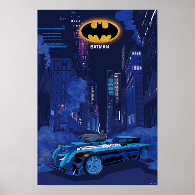 Affiche Batman Gotham City Night Patrol (Devant)