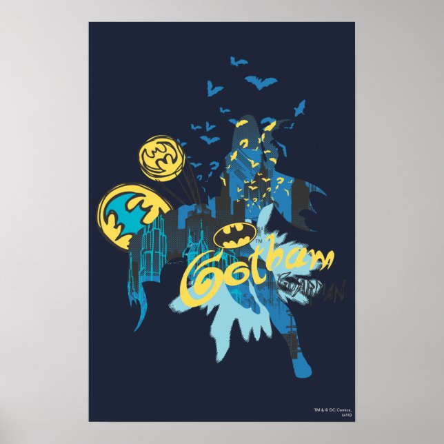 Affiche Batman Gotham Guardian Notebook Sketch (Devant)
