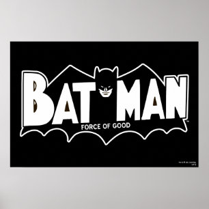 Affiche Batman Logo Force of Good 60s