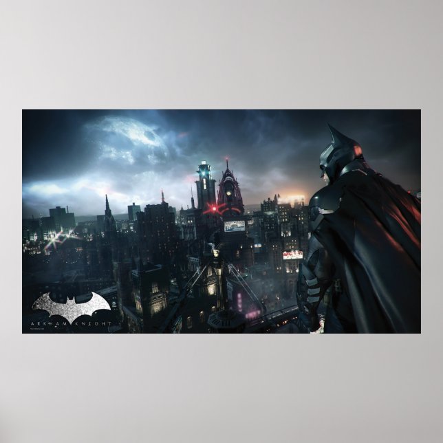 Affiche Batman regarde la ville (Devant)