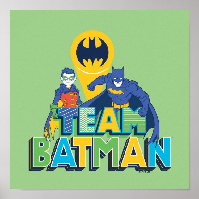Affiche Batman | Team Batman & Robin (Devant)
