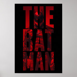 Affiche Batman Typography Cutout