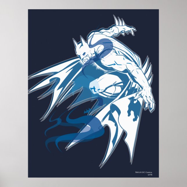 Affiche Batman Water Tonal Collage (Devant)