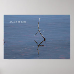 Affiche Bâton dans l'eau