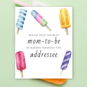 Affiche Bâton glacé - Aidez la future maman occupée destin