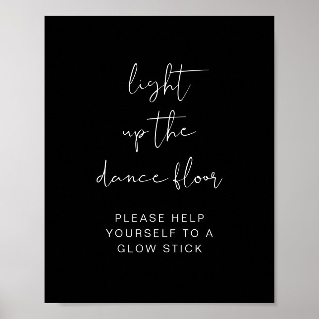 Affiche Bâton lumineux JOVI Black Light pour illuminer la  (Devant)