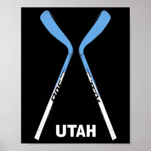 Affiche Bâtons de hockey de l'Utah 