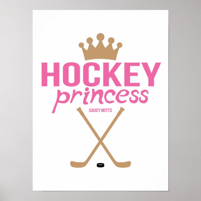 Affiche Bâtons de hockey Princess Rose Girls (Devant)