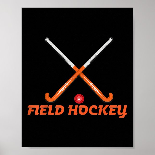 Affiche Bâtons de hockey sur gazon  (Devant)
