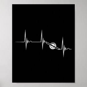 Affiche Battement de skateboard électrique Ekg Pouls Onewh
