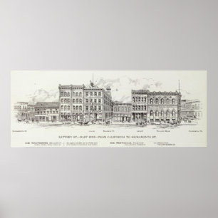 Affiche Batterie côté Est Californie et Sacramento