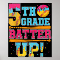 Batterie de 5e année sur base-ball de baseball de 