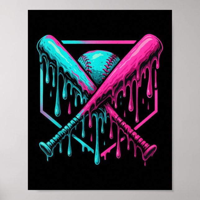 Affiche Batterie De Baseball Et (Devant)