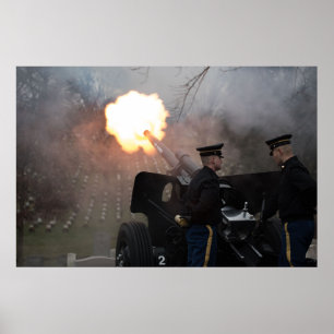 Affiche Batterie de salut présidentielle