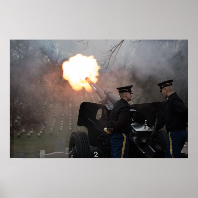 Affiche Batterie de salut présidentielle (Devant)