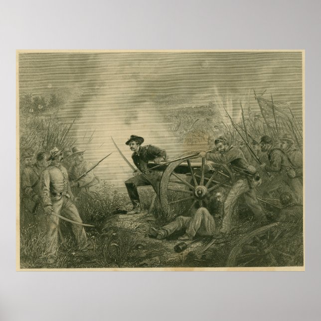 Affiche Batterie Van Pelt à Chickamauga (Devant)