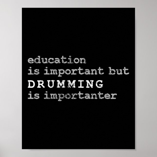 Affiche Batteries Marching Band Drummer Education (Devant)
