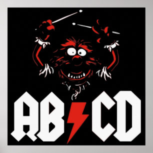 Affiche Batteur animal ACDC