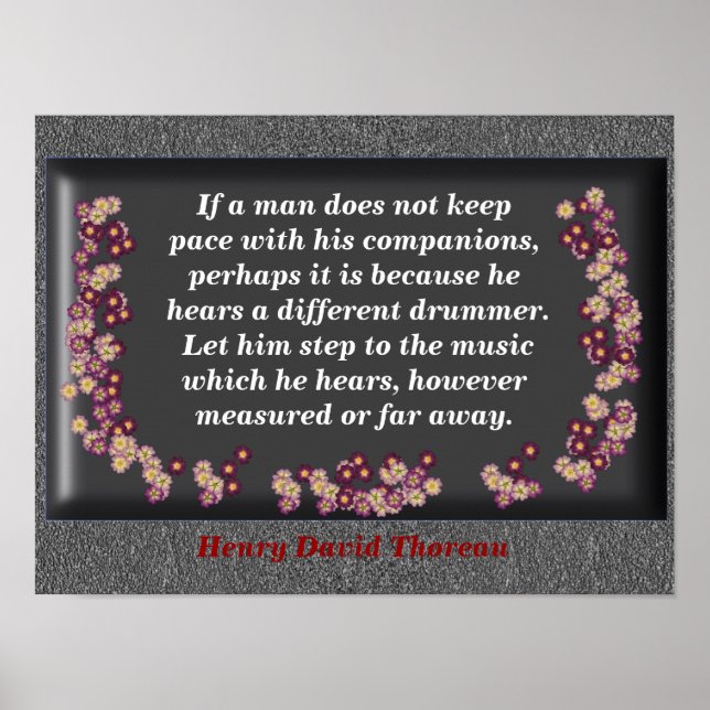 Affiche Batteur différent (Devant)