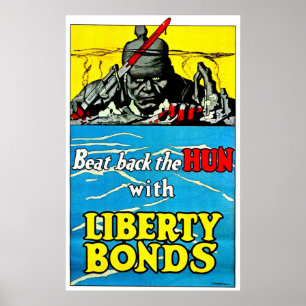 Affiche Battez les huns - copie
