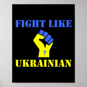 Affiche Battez-vous comme un Ukrainien