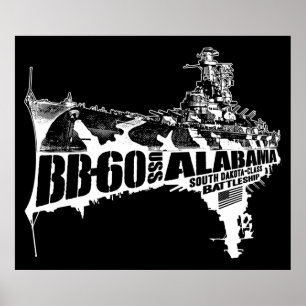 Affiche Battleship Alabama