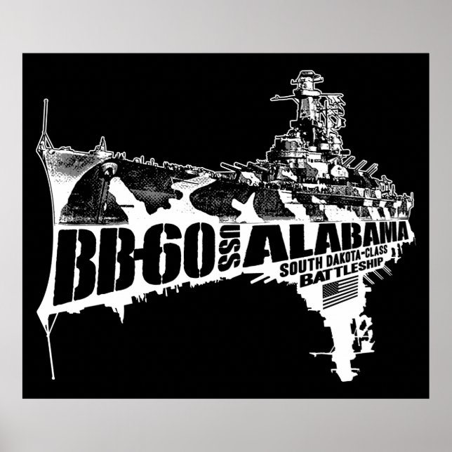 Affiche Battleship Alabama (Devant)