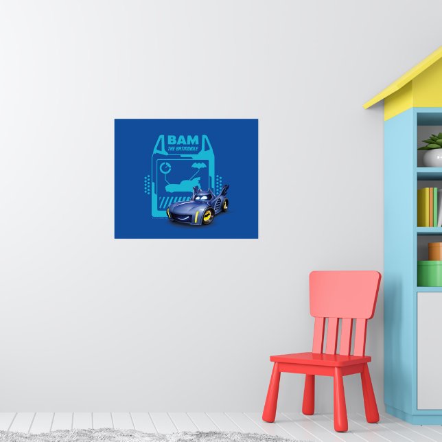 Affiche Batwheel™ Bam - Batmobile (Pépinière 1)