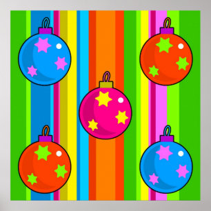 Affiche Baubles funky
