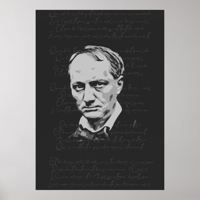 Affiche Baudelaire Spleen (Devant)