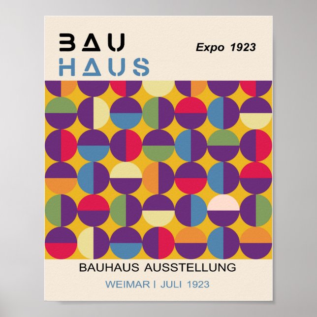 Affiche Bauhaus (Devant)