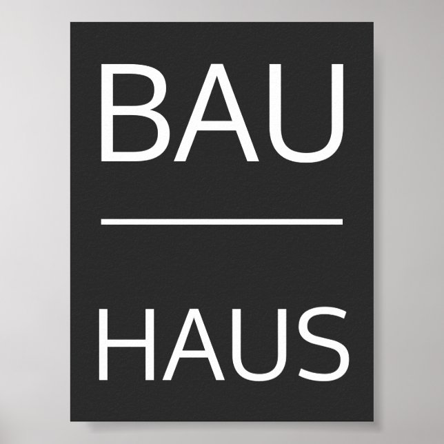 Affiche Bauhaus (Devant)
