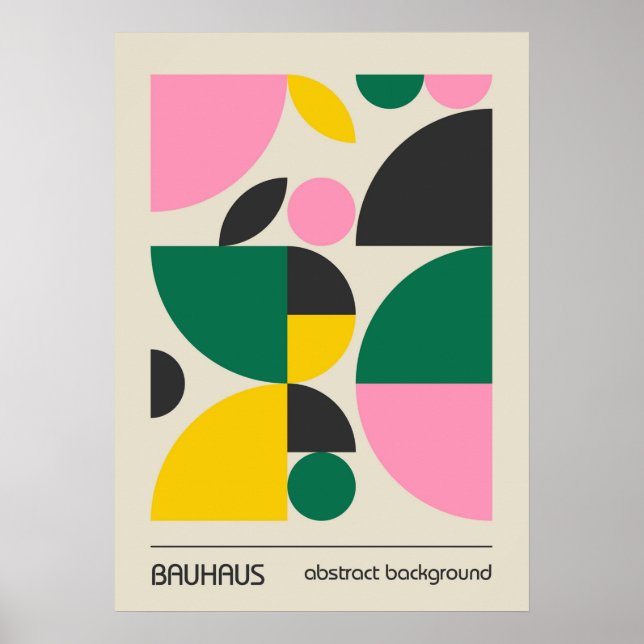 AFFICHE BAUHAUS (Devant)